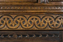Placard Charles II en Chêne, 1684, Set de 3