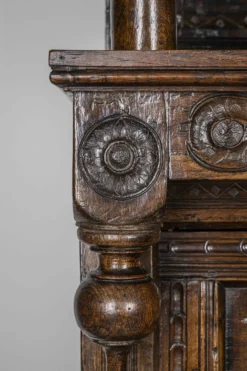 Placard Charles II en Chêne, 1684, Set de 3