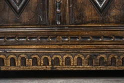 Placard Charles II en Chêne, 1684, Set de 3