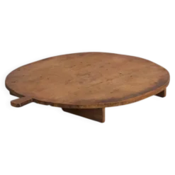 Planche à découper ancienne en bois massif – Europe centrale, circa 1920