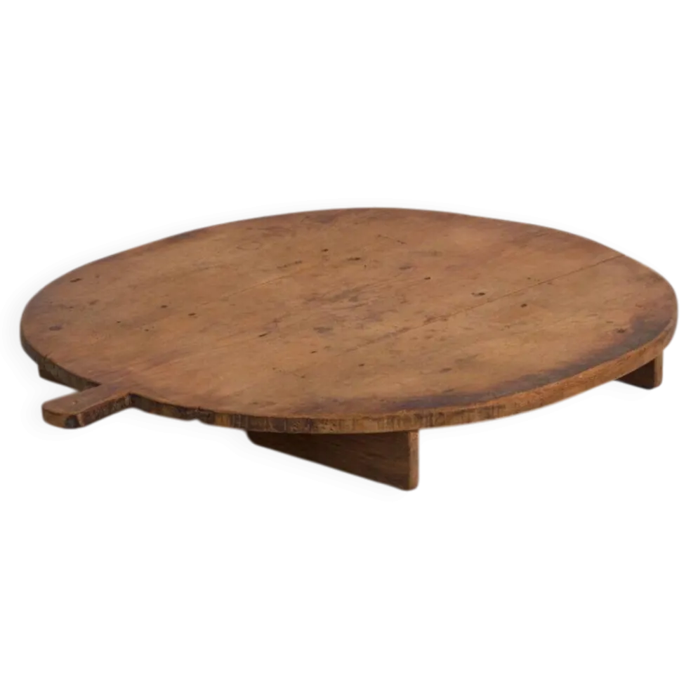 Planche à découper ancienne en bois massif – Europe centrale, circa 1920