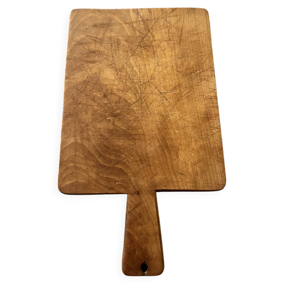 Planche en bois ancienne à découper