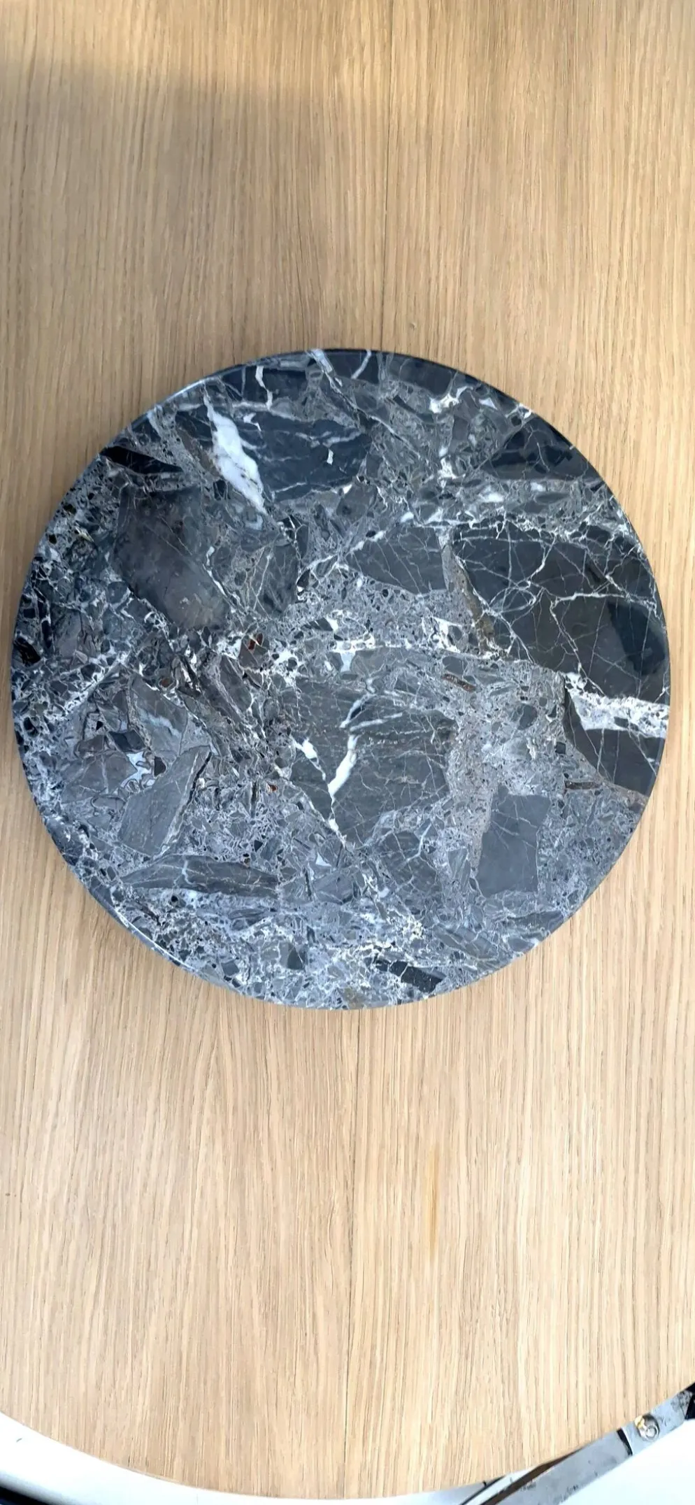 Plaque en marbre gris