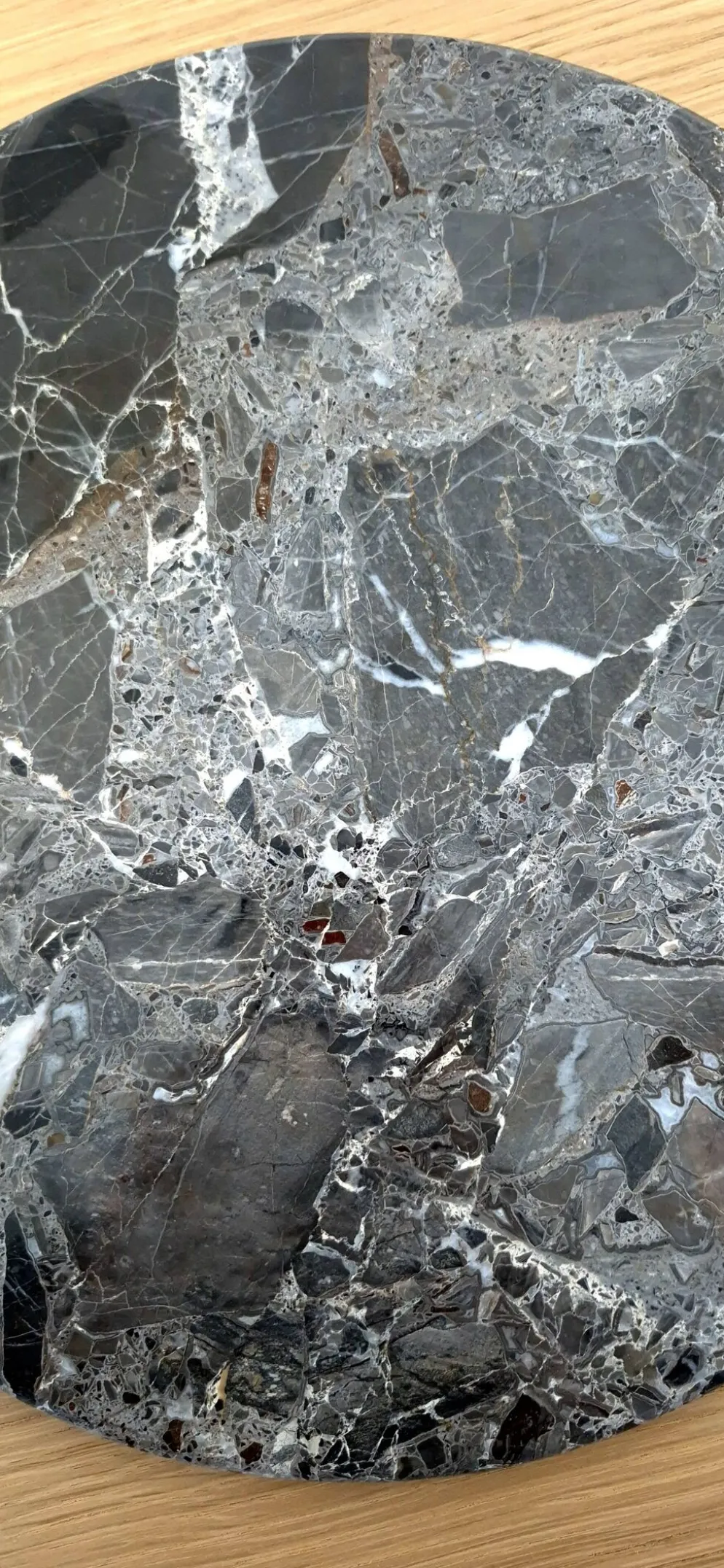 Plaque en marbre gris