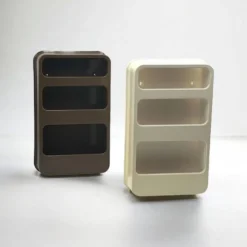 Plastra wall shelves, French design from the 70s.