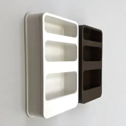 Plastra wall shelves, French design from the 70s.