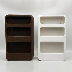 Plastra wall shelves, French design from the 70s.