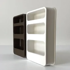 Plastra wall shelves, French design from the 70s.