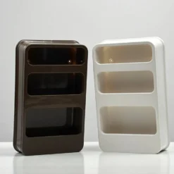 Plastra wall shelves, French design from the 70s.