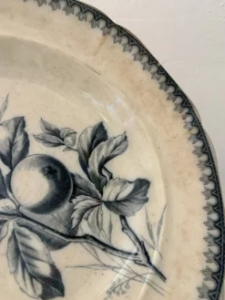 Plat ancien en terre de fer