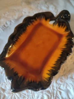 Plat apéritif Beurrier feuille Vallauris