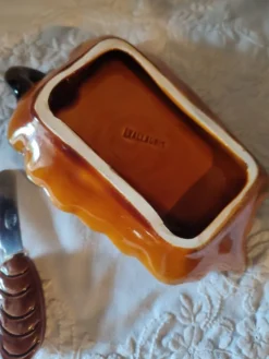 Plat apéritif Beurrier feuille Vallauris