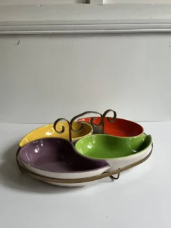 Plat apéritif à compartiments
