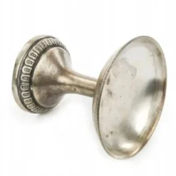 Plat Art Déco, laiton argenté, Allemagne, années 1930