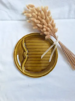 Plat à asperges kaki Gien
