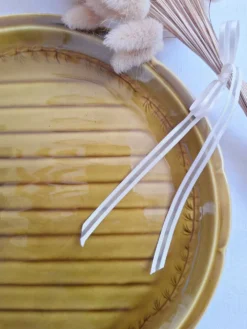 Plat à asperges kaki Gien