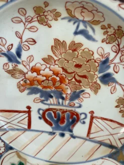 Plat à barbe Imari