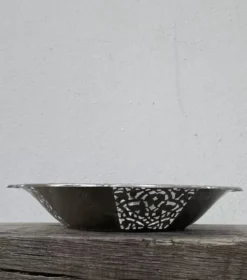 Plat coupe corbeille en métal argenté Alessi