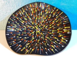Plat céramique Italie 1960s