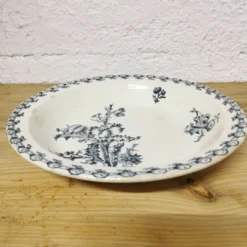 Plat creux Chardons Gien - fin XIXe