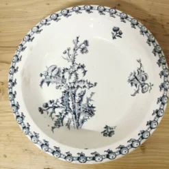 Plat creux Chardons Gien - fin XIXe