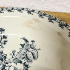 Plat creux Chardons Gien - fin XIXe