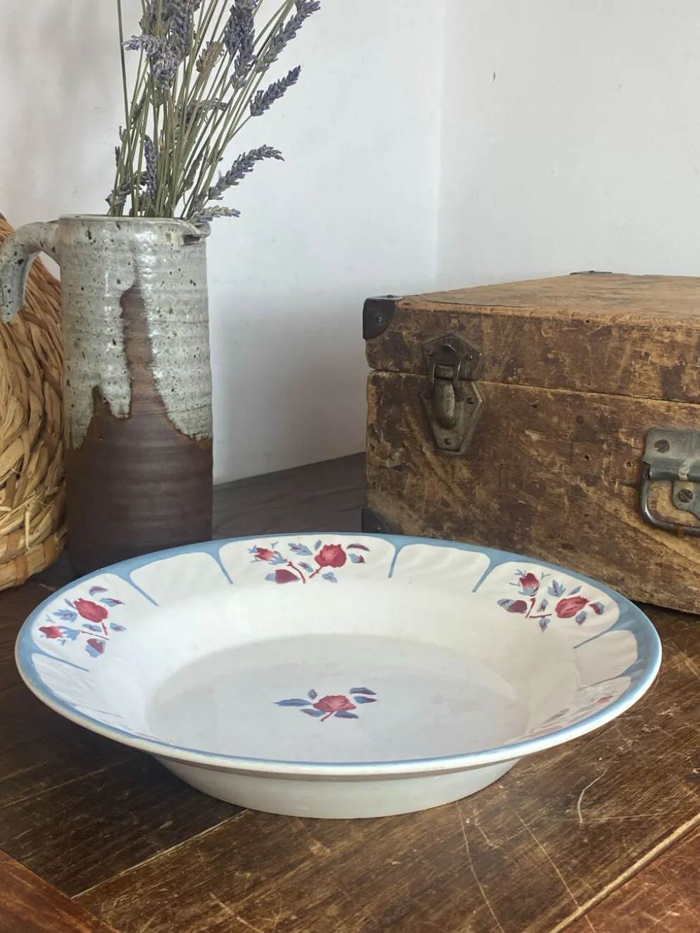 Plat creux de service, Digoin, Sarreguemines