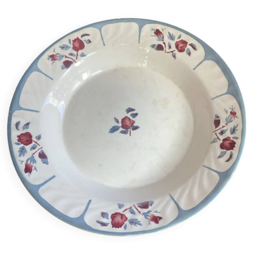 Plat creux de service, Digoin, Sarreguemines