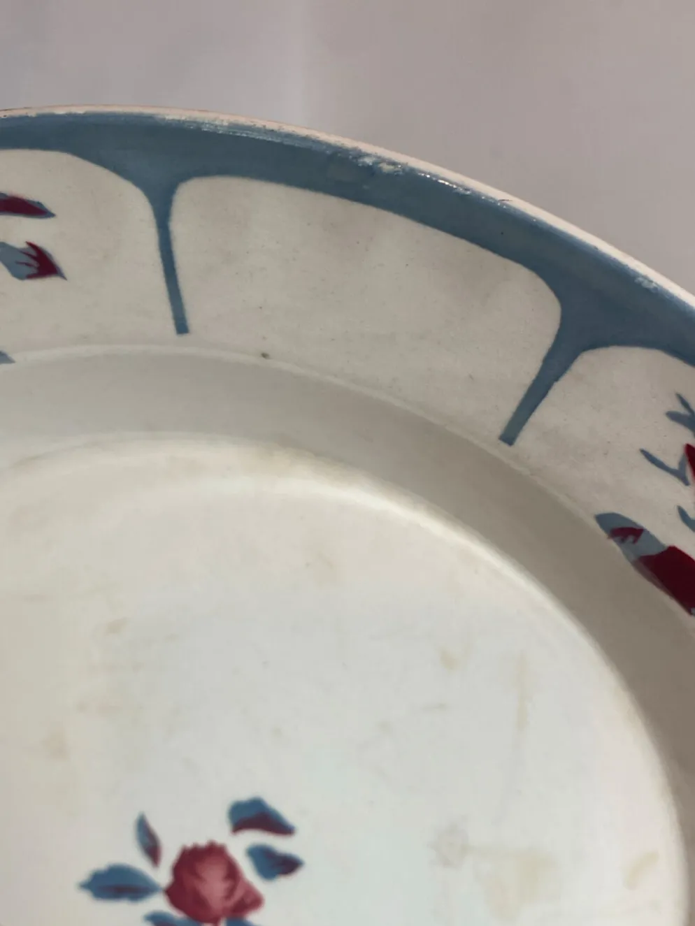 Plat creux de service, Digoin, Sarreguemines