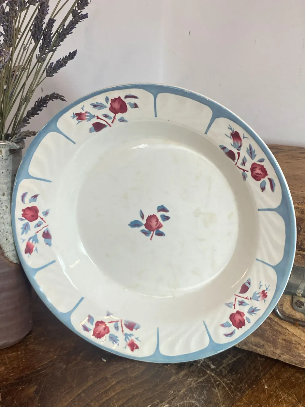 Plat creux de service, Digoin, Sarreguemines