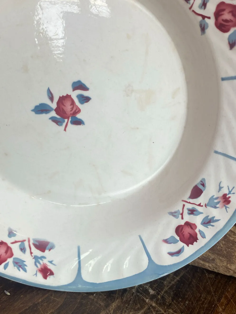 Plat creux de service, Digoin, Sarreguemines