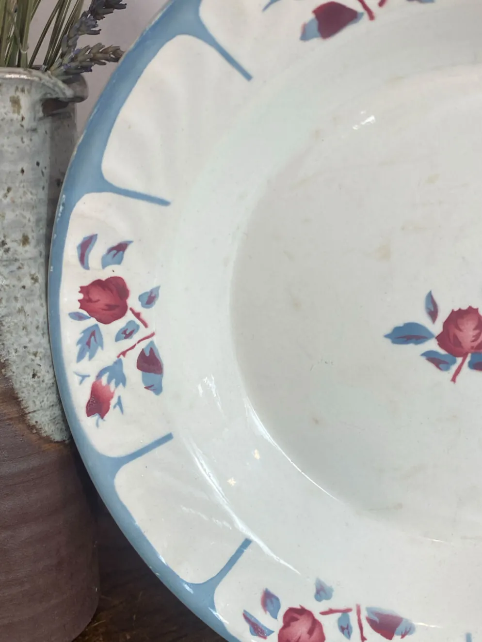Plat creux de service, Digoin, Sarreguemines