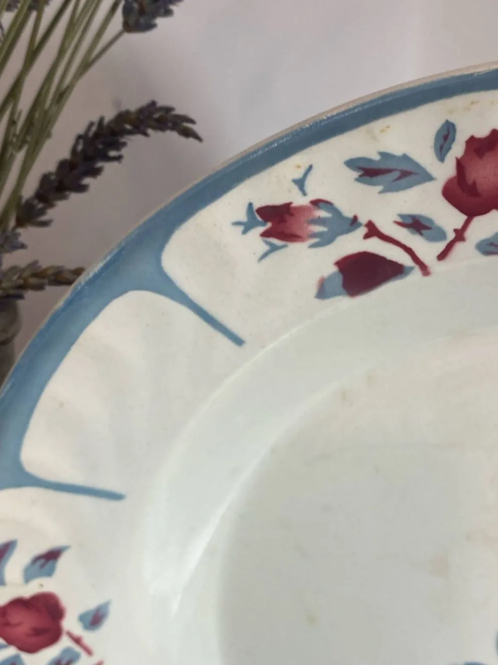 Plat creux de service, Digoin, Sarreguemines