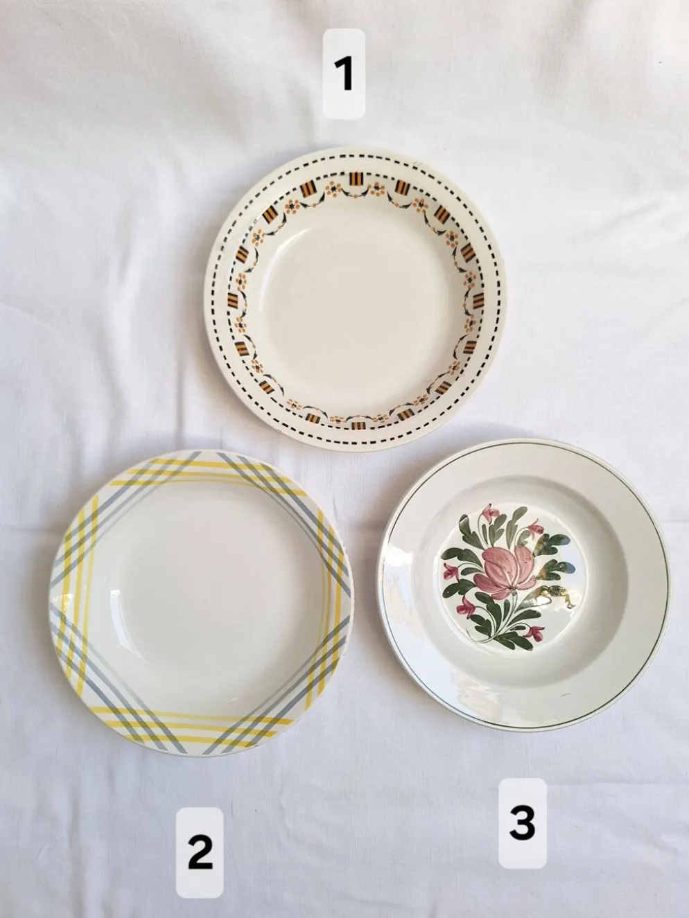 Plat creux Gien, Moulin des Loups, K&G Luneville