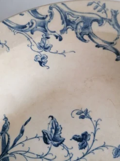 Plat creux terre de fer Jules Vieillard 19ème s