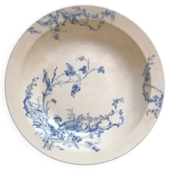Plat creux terre de fer Jules Vieillard 19ème s
