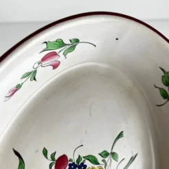 Plat culinaire (pour four), modèle Réverbère par KG Lunéville, motif tulipe