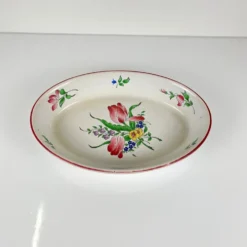 Plat culinaire (pour four), modèle Réverbère par KG Lunéville, motif tulipe