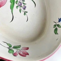 Plat culinaire (pour four), modèle Réverbère par KG Lunéville, motif tulipe