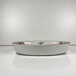 Plat culinaire (pour four), modèle Réverbère par KG Lunéville, motif tulipe