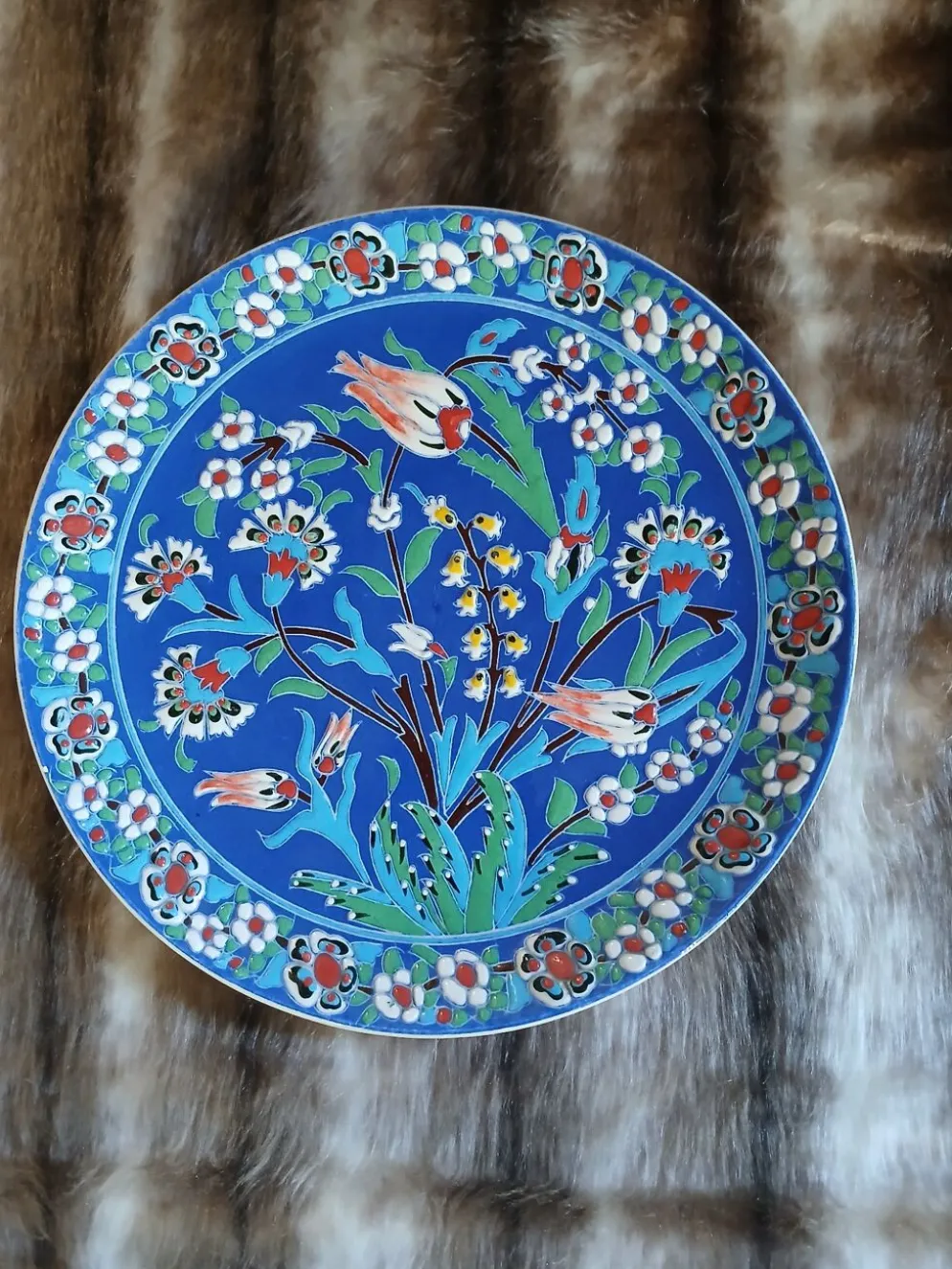 Plat décoratif de Kutahya