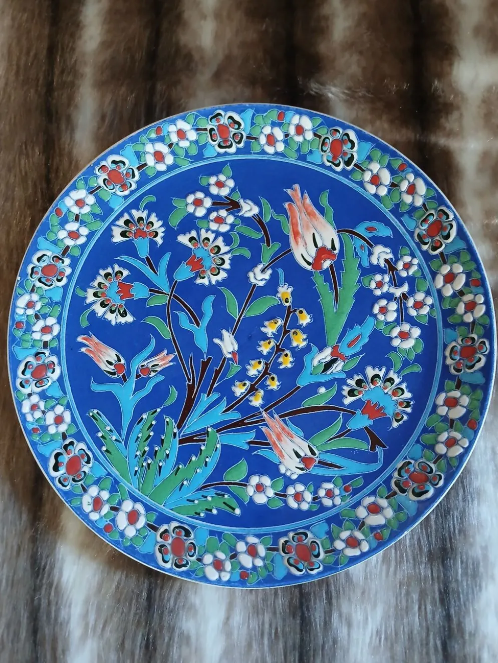 Plat décoratif de Kutahya