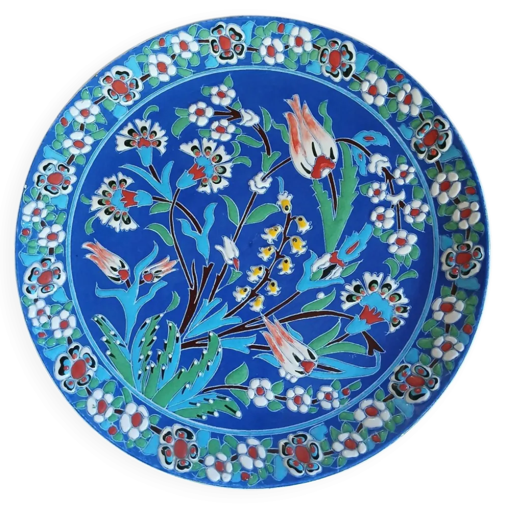 Plat décoratif de Kutahya