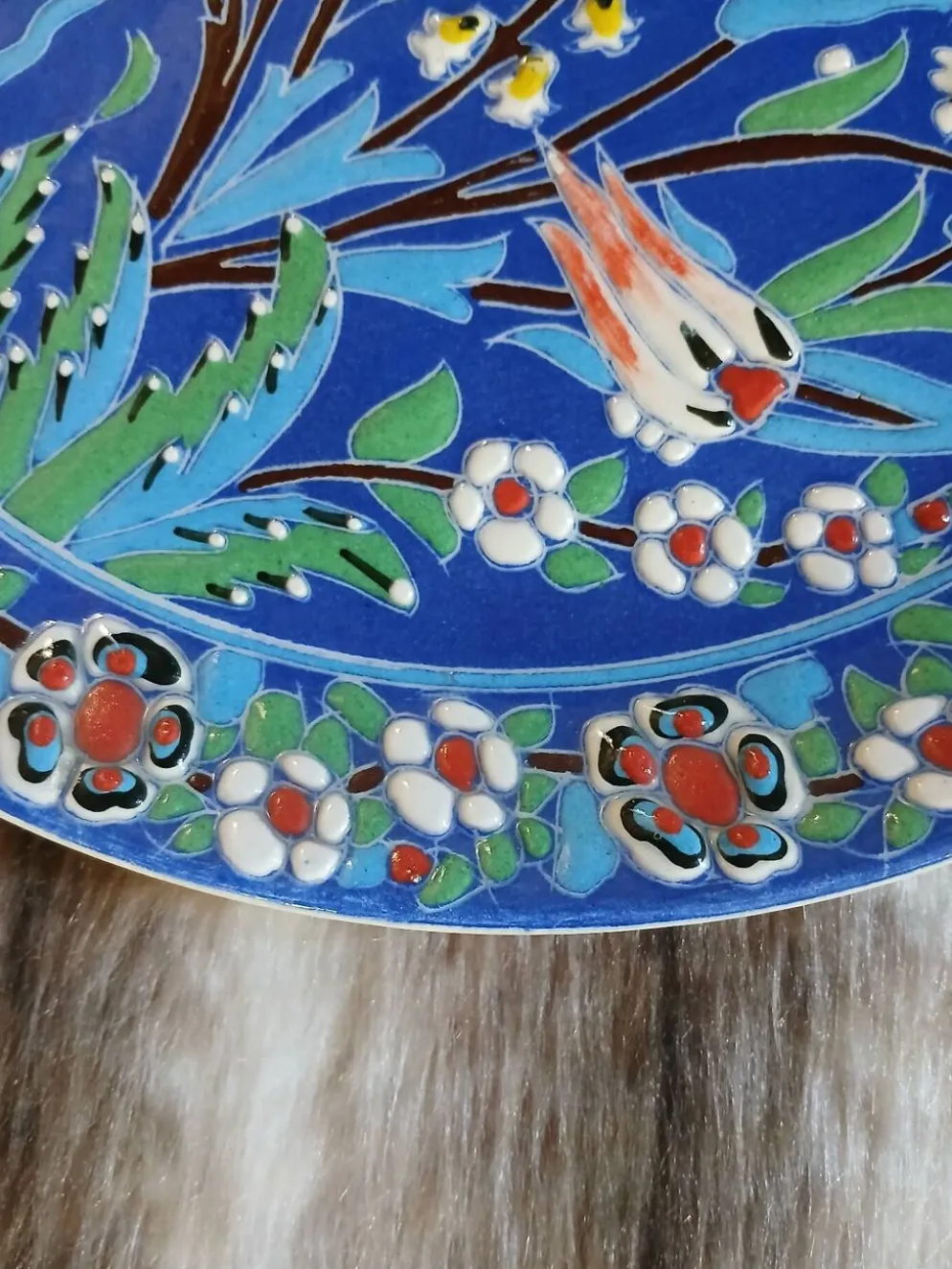 Plat décoratif de Kutahya