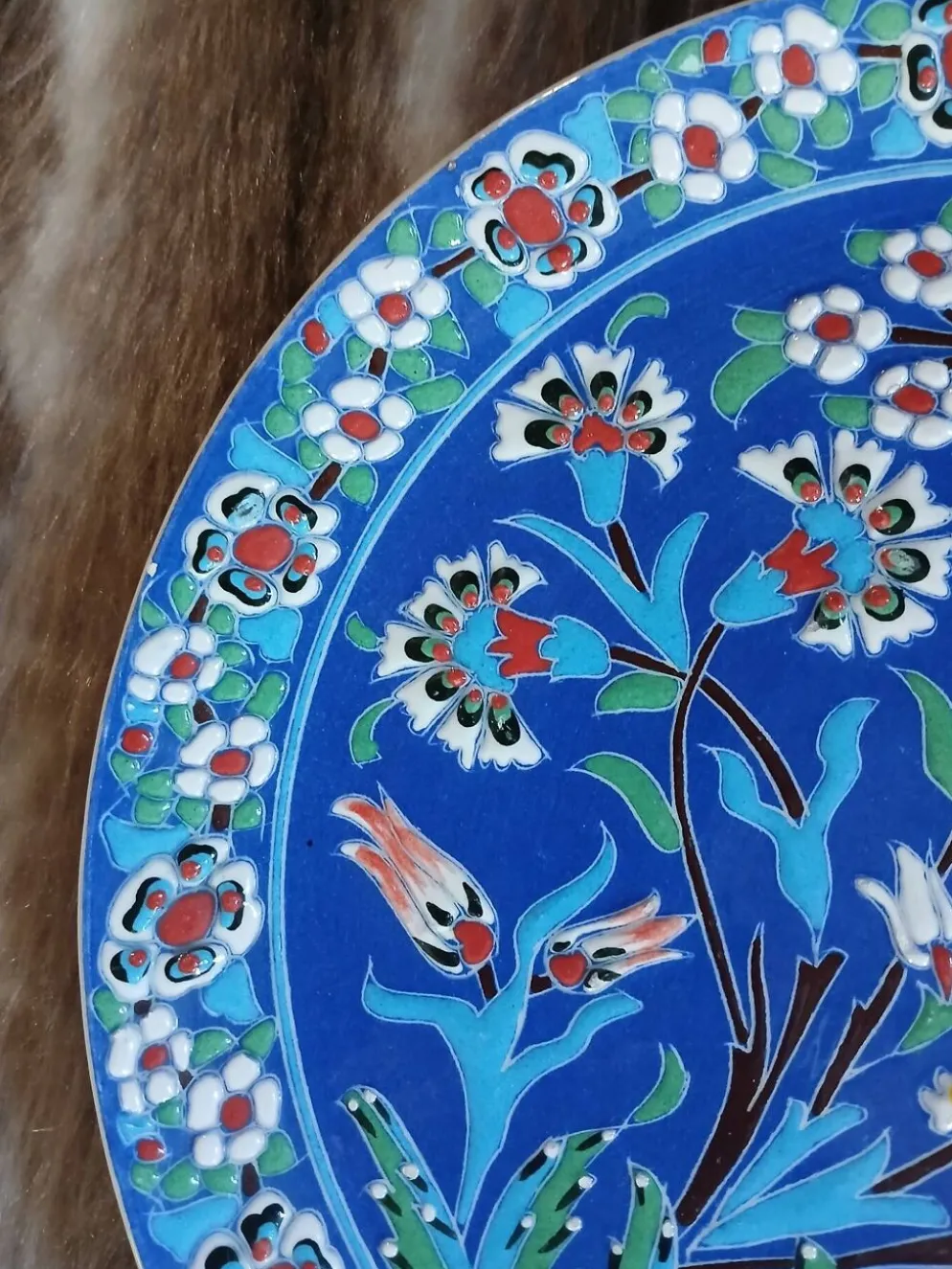 Plat décoratif de Kutahya