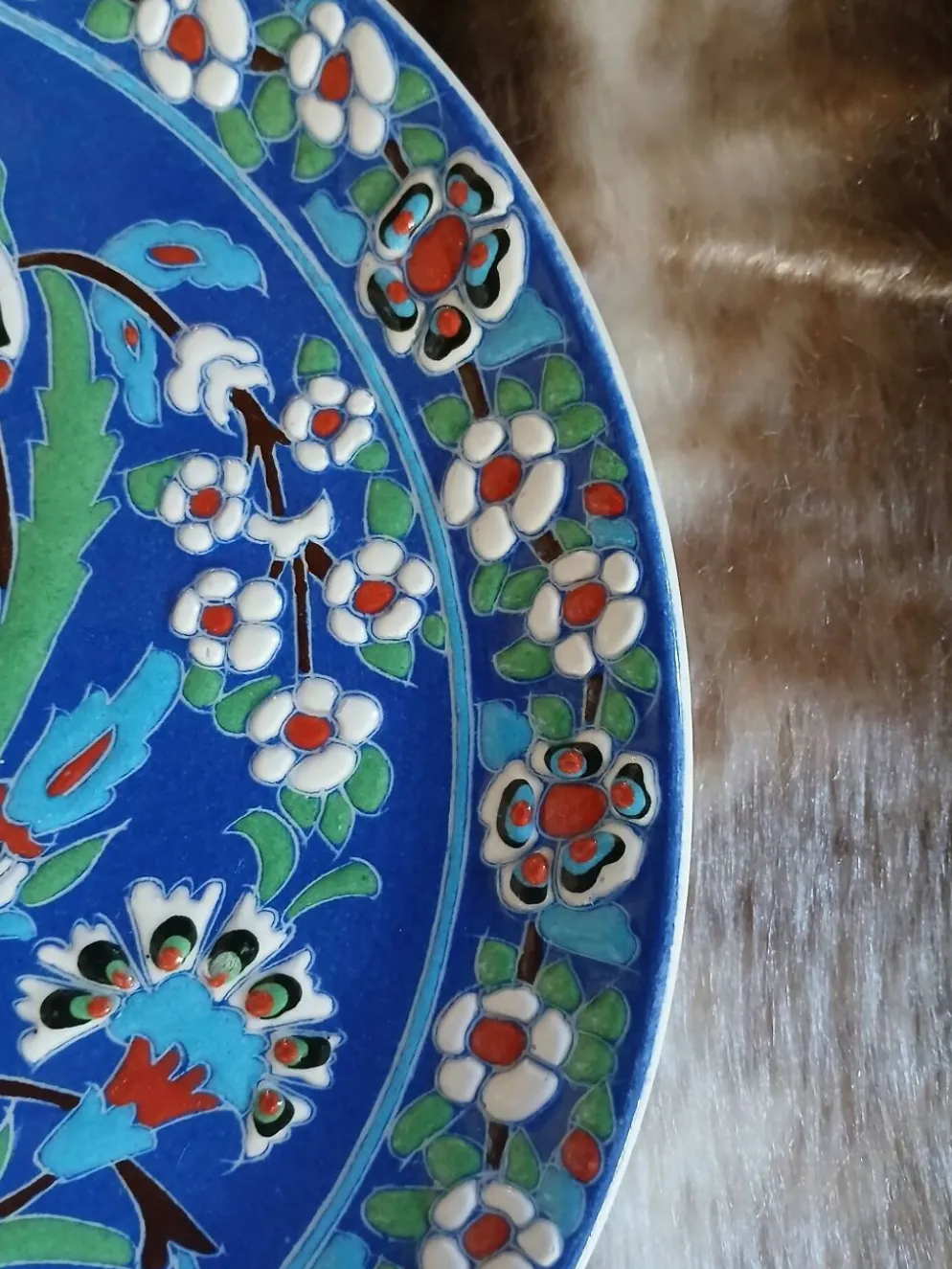 Plat décoratif de Kutahya