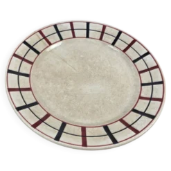 Plat de présentation rond Lou Basquez manufacture Saint-Amand