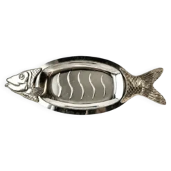 Plat de service en poisson vintage BMF, Allemagne, années 1970