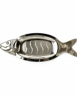 Plat de service en poisson vintage BMF, Allemagne, années 1970