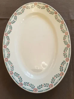 Plat de service ovale Terre de Fer
